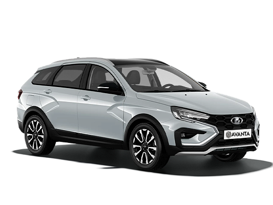 Lada Vesta SW Cross Enjoy24 1.8 CVT 122 л.с. Serebristyy Platina
